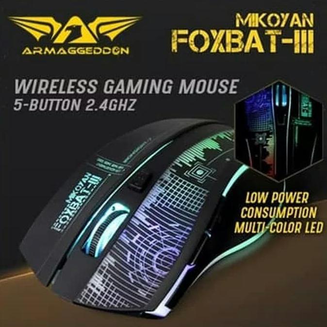 Armaggeddon Foxbat III -Wireless Macro-Gaming Mouse-Best Seller