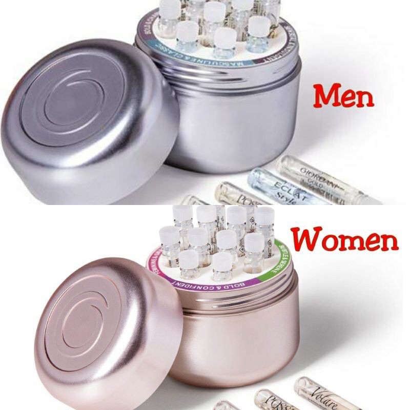 Fragrance canister for her / him parfum tester