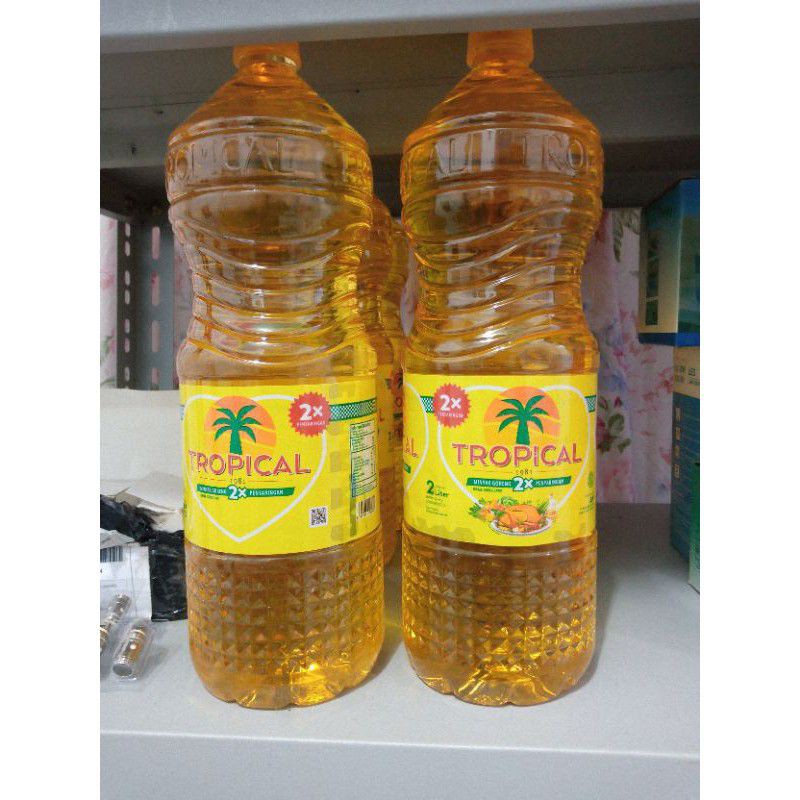 

minyak goreng tropical kemasan botol 2L