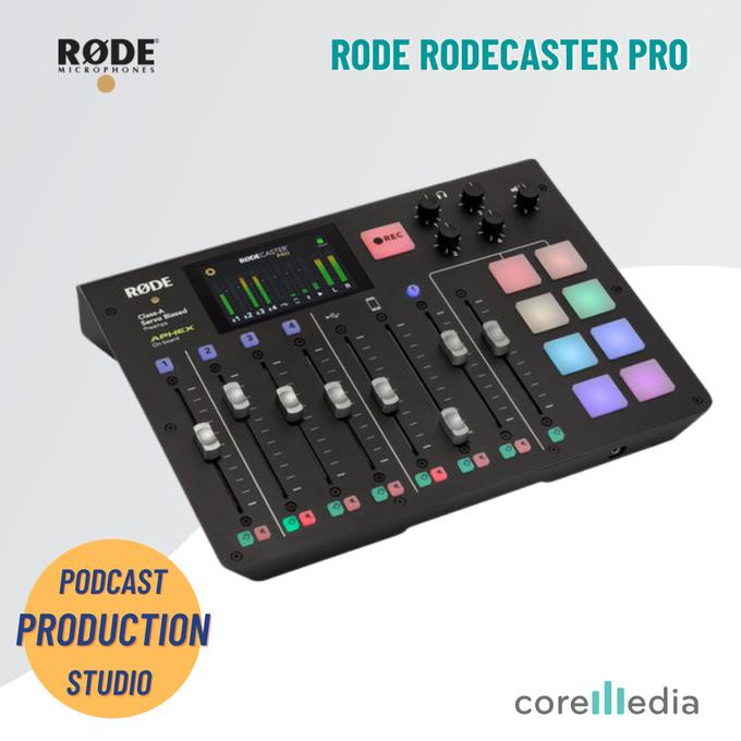 Rode RODECaster Pro Integrated Podcast Production Studio Audio Mixer