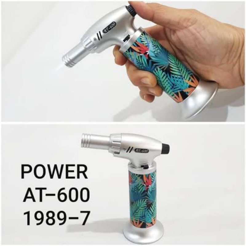 PROMO - KOREK LAS GAS TORCH POWER ANTAI LIGHTER MOTIF ORNAMEN AT-600/1989-7