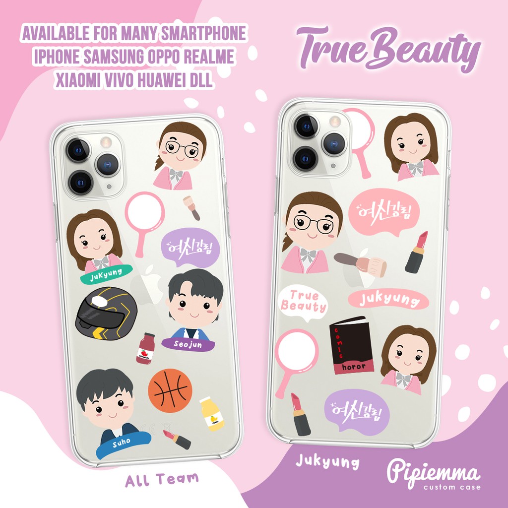 Casing True Beauty KdramaLucu Iphone Samsung oppo xiaomi vivo softcase custom a71 a51 a20 a30s note