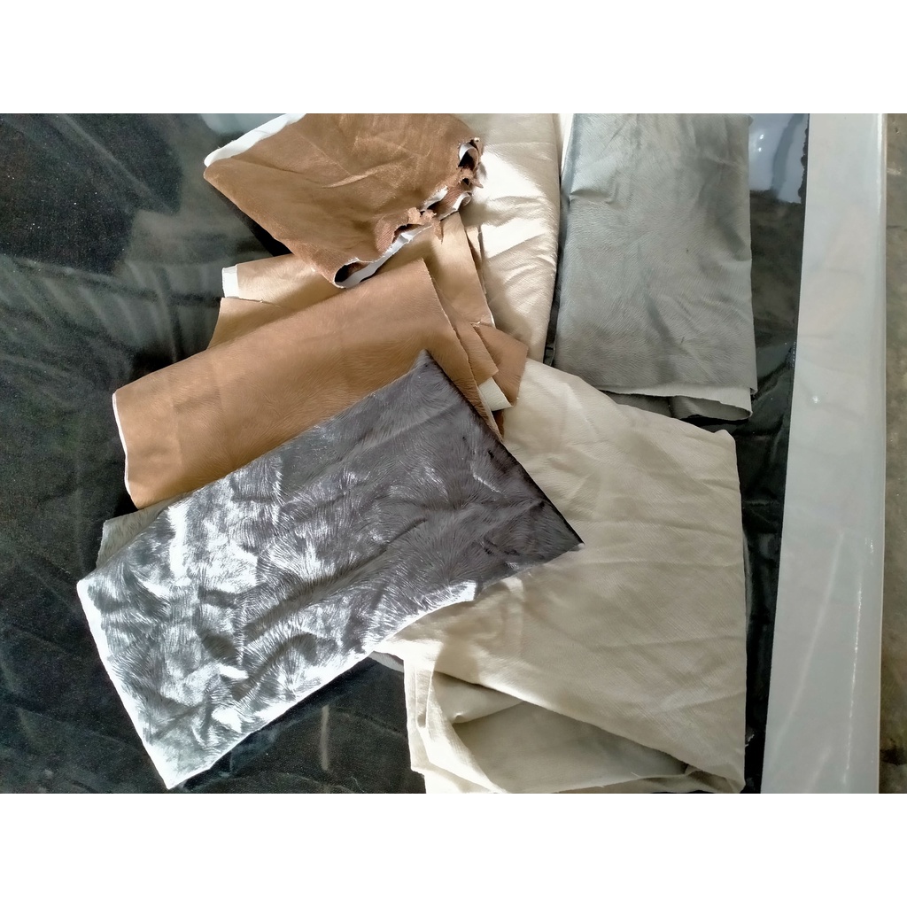 BAHAN KAIN SUEDE SISA POTONGAN