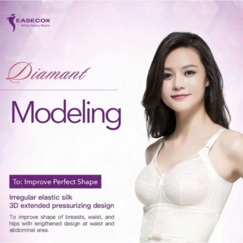 TERMURAH BIG SALE EASECOX/BRA PANJANG (MODELLING BRA (FA362) WHITE