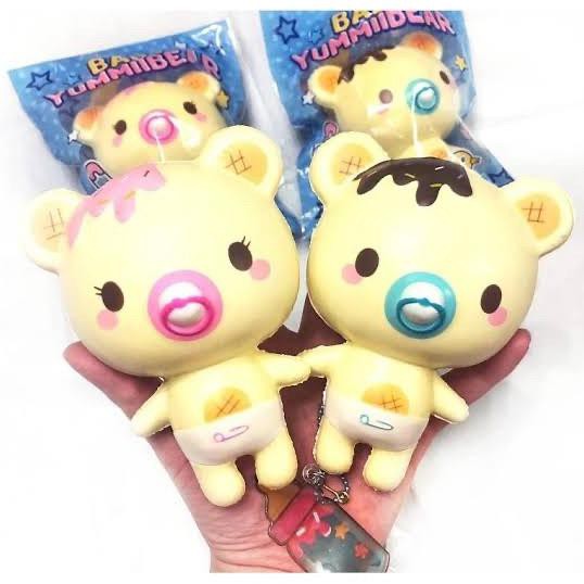 Hot Sale Creamiicandy Baby Yummiibear Squishy - Biru Muda Bergaransi