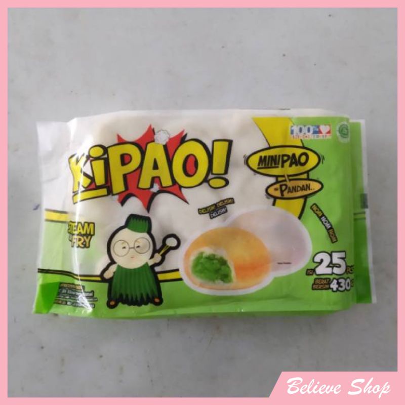 

Mini Bakpao Kipao Pandan 430 gr