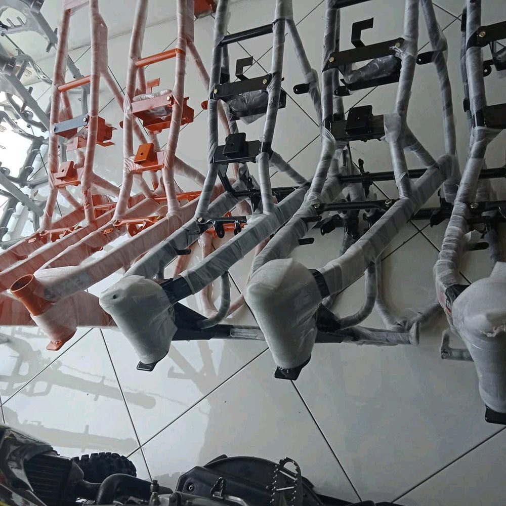 Rangka Klx Mesin Honda Tiger Hutech Frame Klx Mesin Tiger Mega Pro