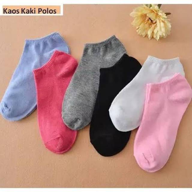 Kaos kaki dewasa mata kaki polos sepasang