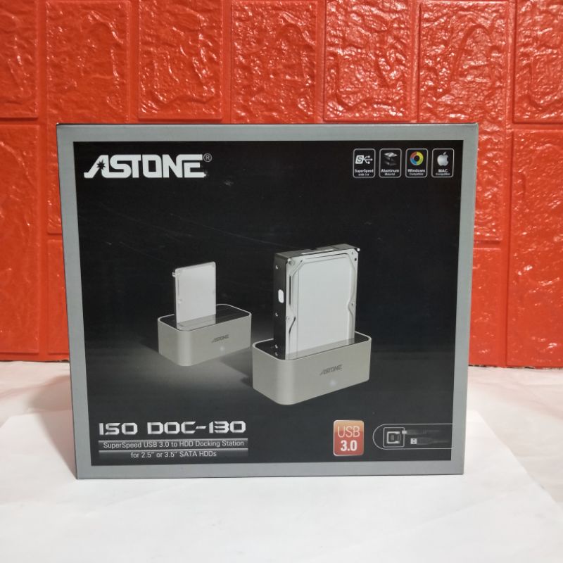 HDD Docking Astone ISO doc-130 USB 3.0 2.5&quot; 3.5&quot; SATA