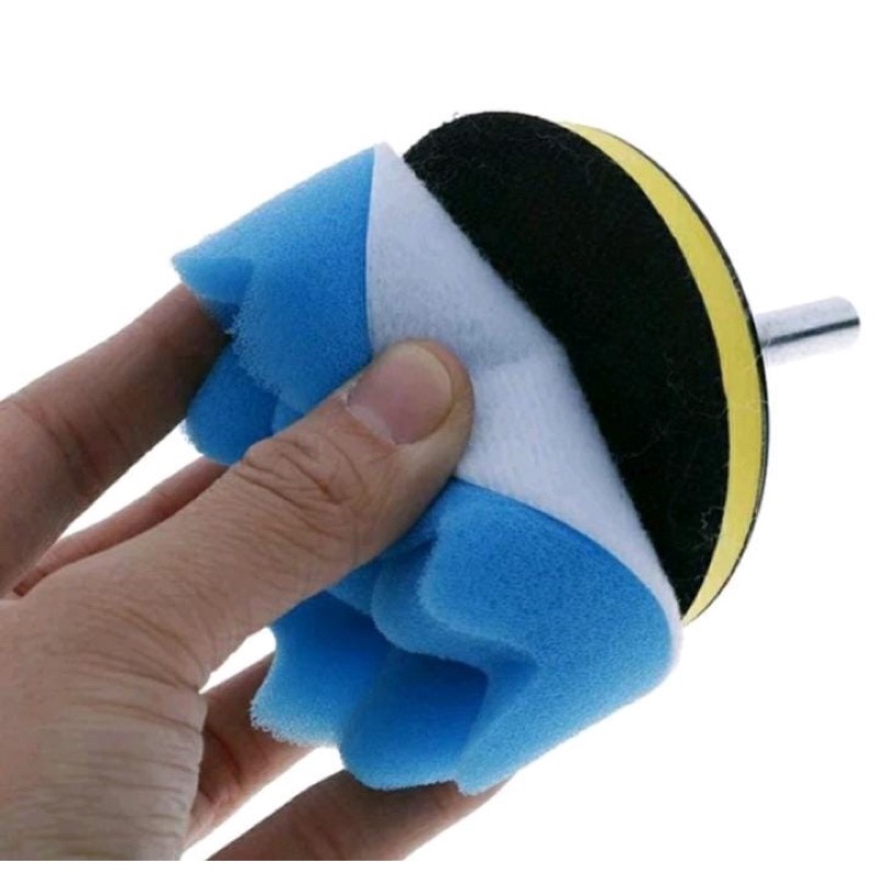 Set Busa Poles Polishing Woolen Body Motor &amp; Mobil Coumpond Wax Buffing Coating