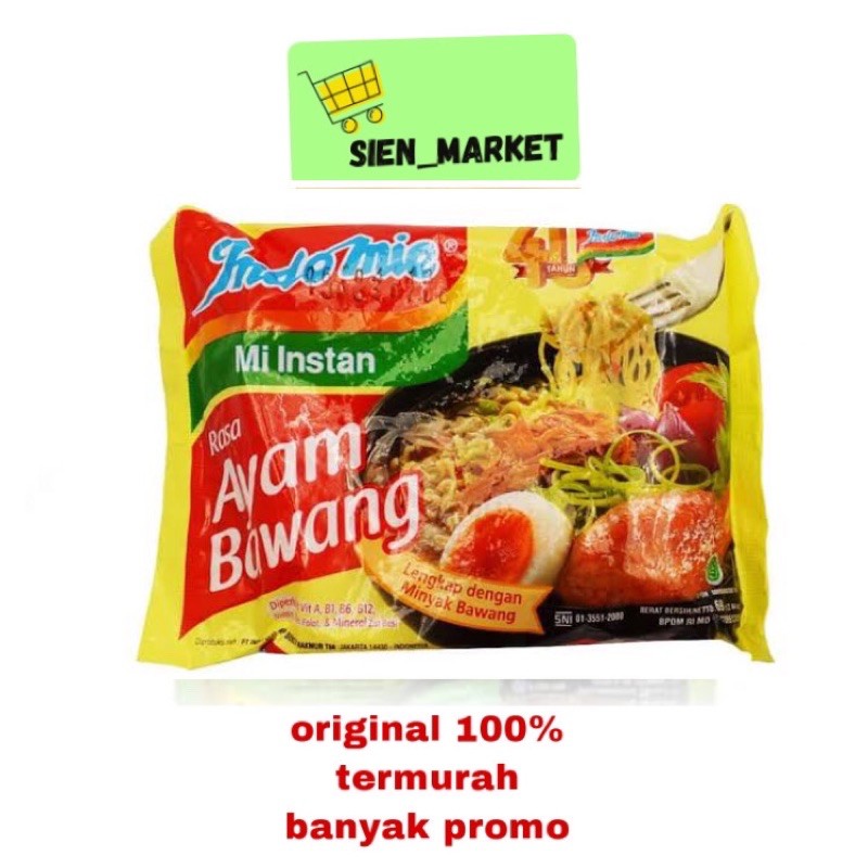 

INDOMIE KUAH AYAM BAWANG 69 GR MI INSTAN AYAM BAWANG MURAH