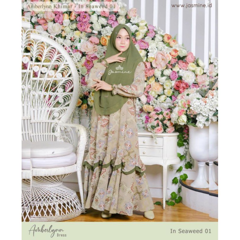 GAMIS JASMINE AMBERLYNN DRESS JASMINE BY LIDIA HADIWINOTO Fashion Muslim Luxury & Beauty