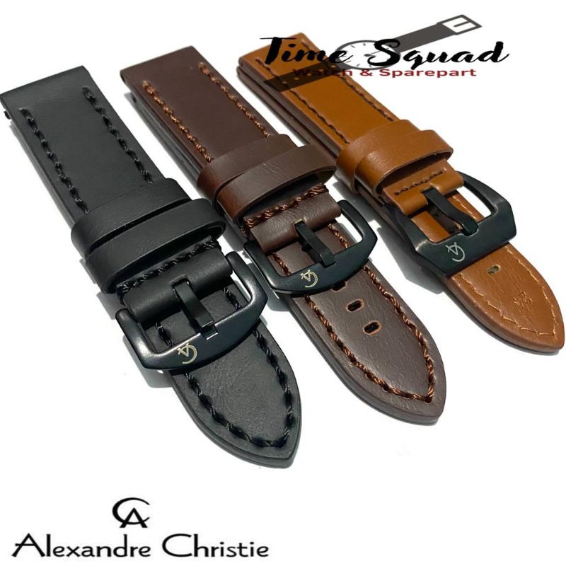 Strap Tali Kulit Jam Tangan Alexandre Christie Tali Kulit Alexandre Christie Tali Alexandre Christie