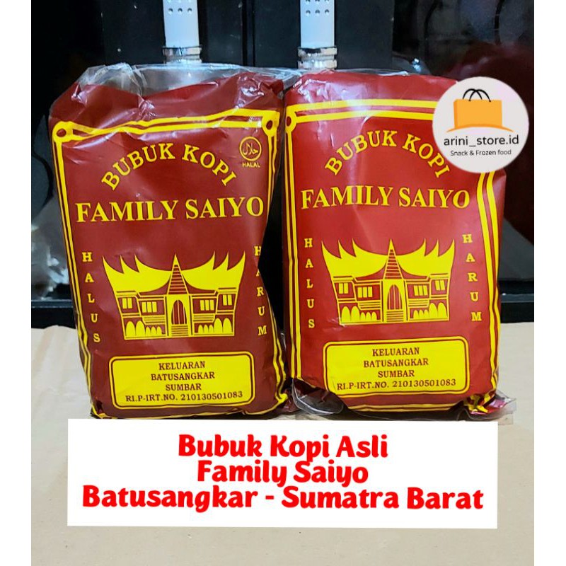 

Bubuk Kopi Family Saiyo 90 GRAM Asli Batusangkar - Sumatra Barat