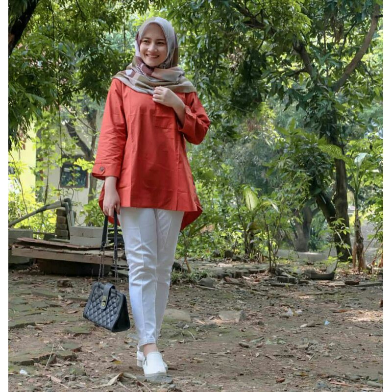 Blus casual 522- blus katun -blus simple