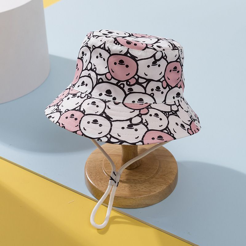 BUCKET HAT TOPI ANAK KARAKTER TSUM-TSUM KARAKTER BERUANG USIA 1-7 Tahun