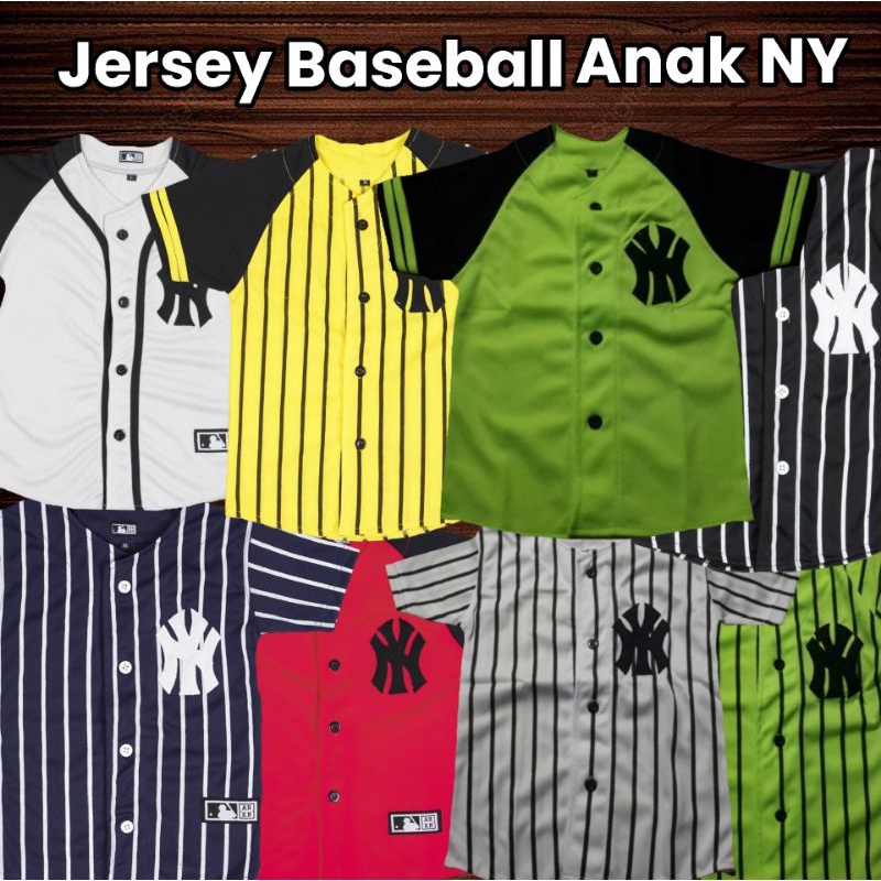 Baju Jersey Baseball Anak