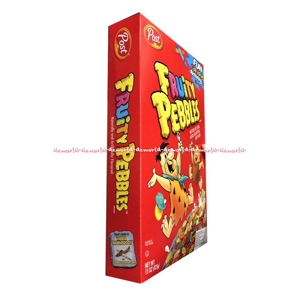 Post Fruity Pebbles 425gr Sweetened Rice Cereal Sereal Rasa Buah