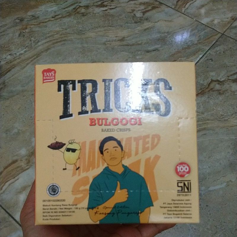 

KERIPIK TRICKS BULGOGI 15 GR X 10 PCS