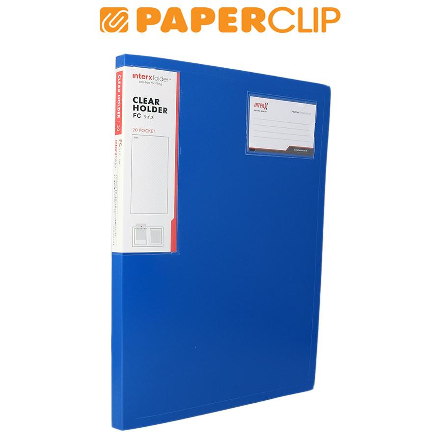 

CLEAR HOLDER INTERX CHX120F FC ISI 20 BLUE