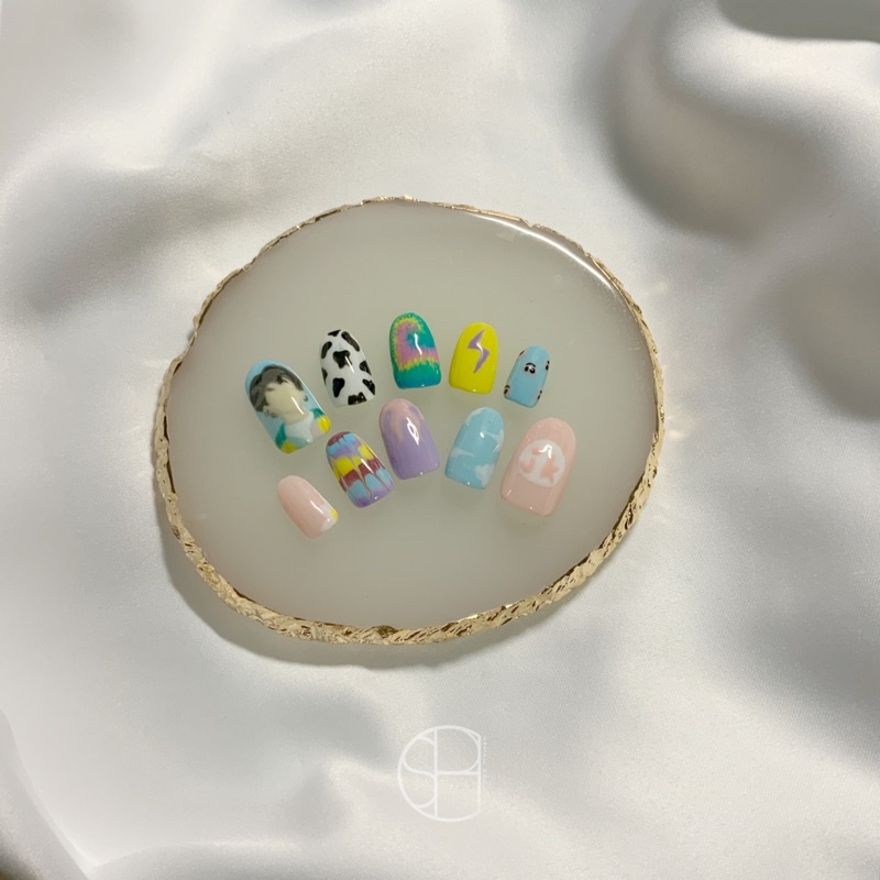 JUNGKOOK BTS CUSTOM NAIL ART