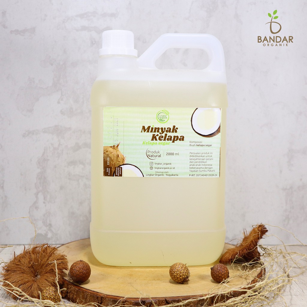 

Minyak Kelapa Murni 2000ml / Coconut Cooking Oil - Lingkar Organik