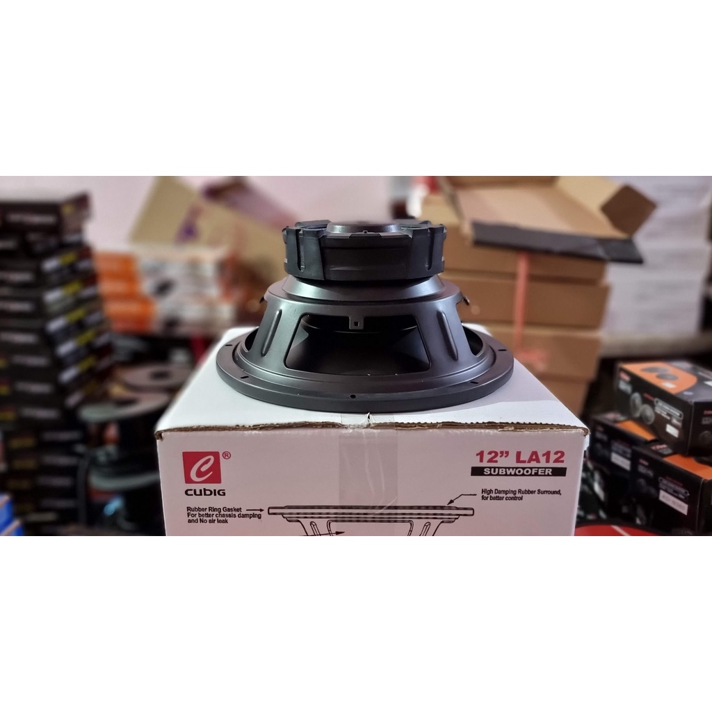 SUBWOOFER CUBIG 12INCH LA12 MAGNET SUPER BESAR