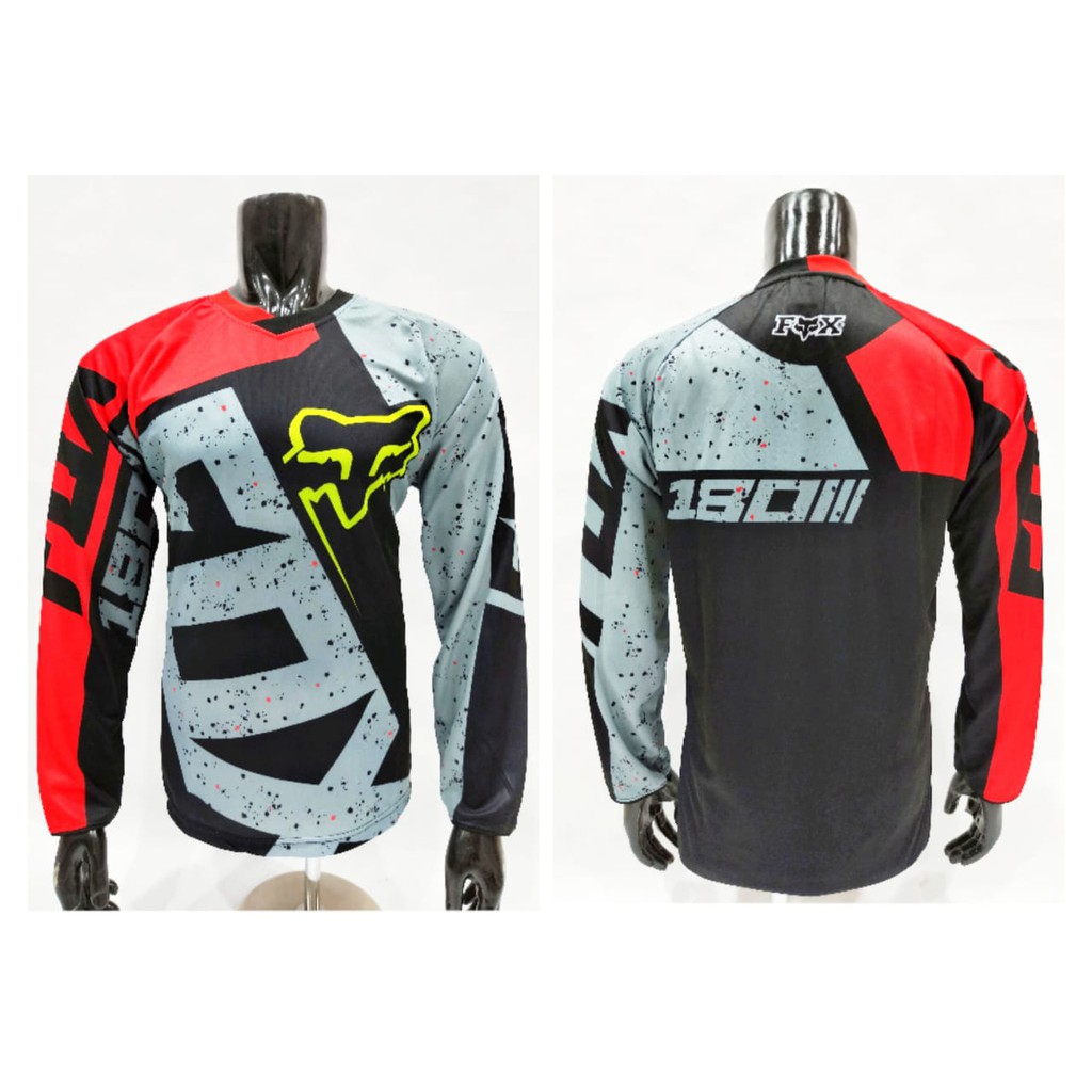  JERSEY  KAOS  MOTOR CROSS TRAIL BAJU KAOS  SEPEDA GUNUNG  