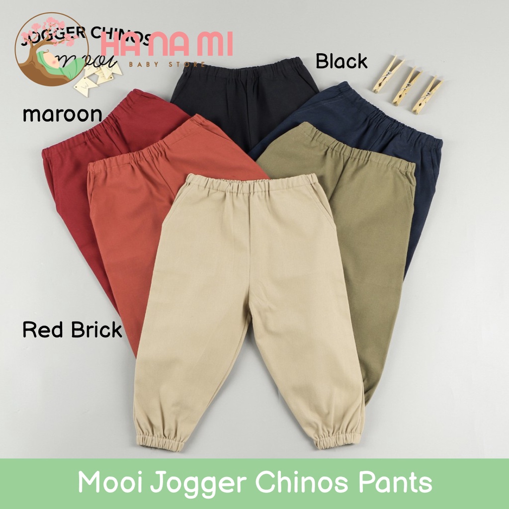 Mooi Jogger Chinos Pants (Celana Jogger Anak)