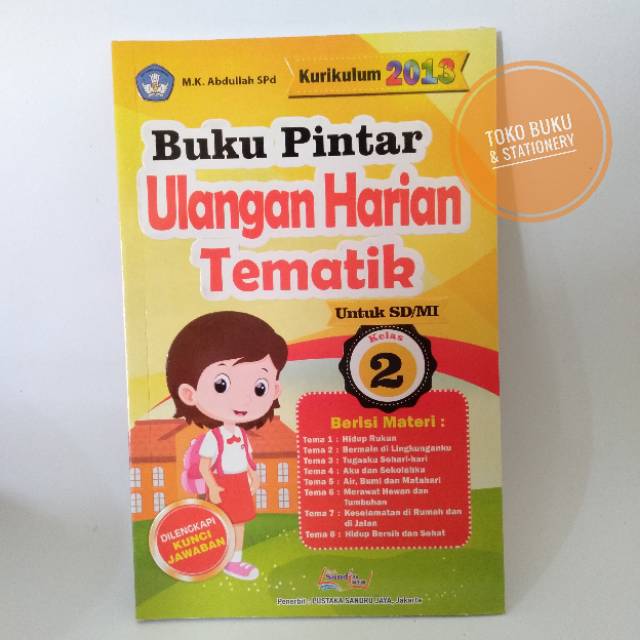 Buku Pintar Ulangan Harian Tematik SD/MI Kelas 1-6 SDO