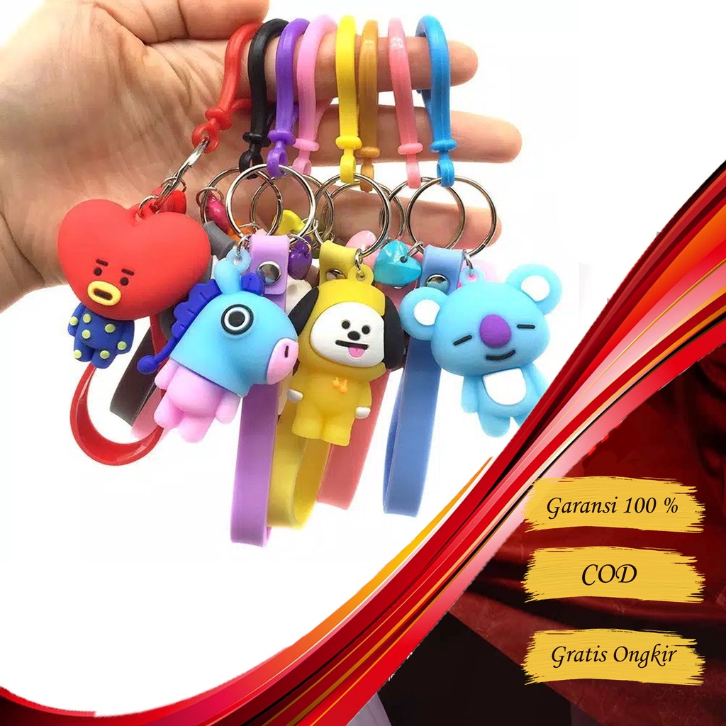 Gantungan Kunci Karakter / K-POP /  BTS Keychain -- AC 315 -- Gantungan Kunci Tas Lucu / Gantungan Boneka Bisa juga untuk souvenir pernikahan atau hadiah ulang tahun Import Murah COD