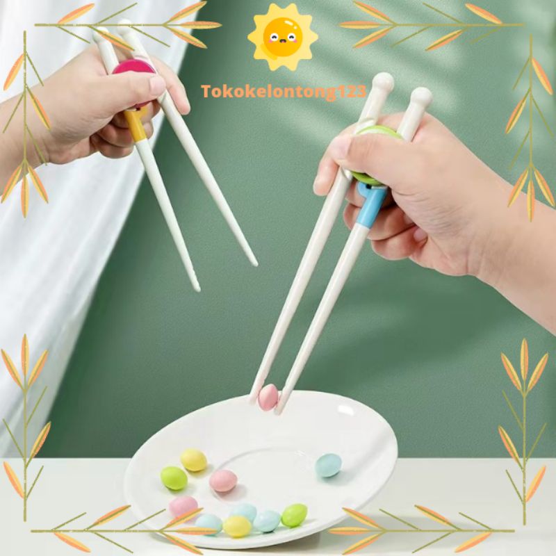 [COD]CHILDREN CHOPSTICK / SUMPIT BELAJAR ANAK / SUMPIT BELAJAR MOTORIK ANAK