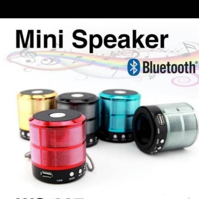 Mini Speaker bluetooth WS-887/Speaker Kecil/Speaker portable/Speaker praktis
