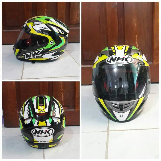HELM NHK GP-1000 PLASMA Yellow Fluo