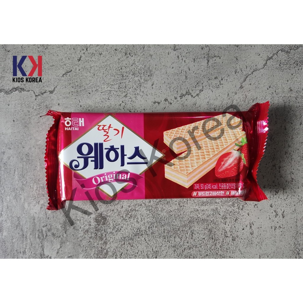 

Haitai Wafer Original Strawberry Cream - 50gram