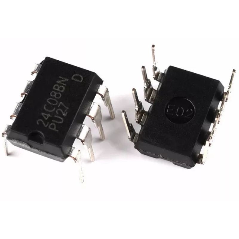 24c08 24c16 ic memori eeprom tv tabung sop8 to dipp8 1mb 2mb