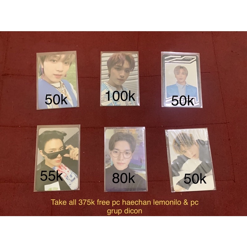 PHOTOCARD HAECHAN HELFUT JENO AGENT UC