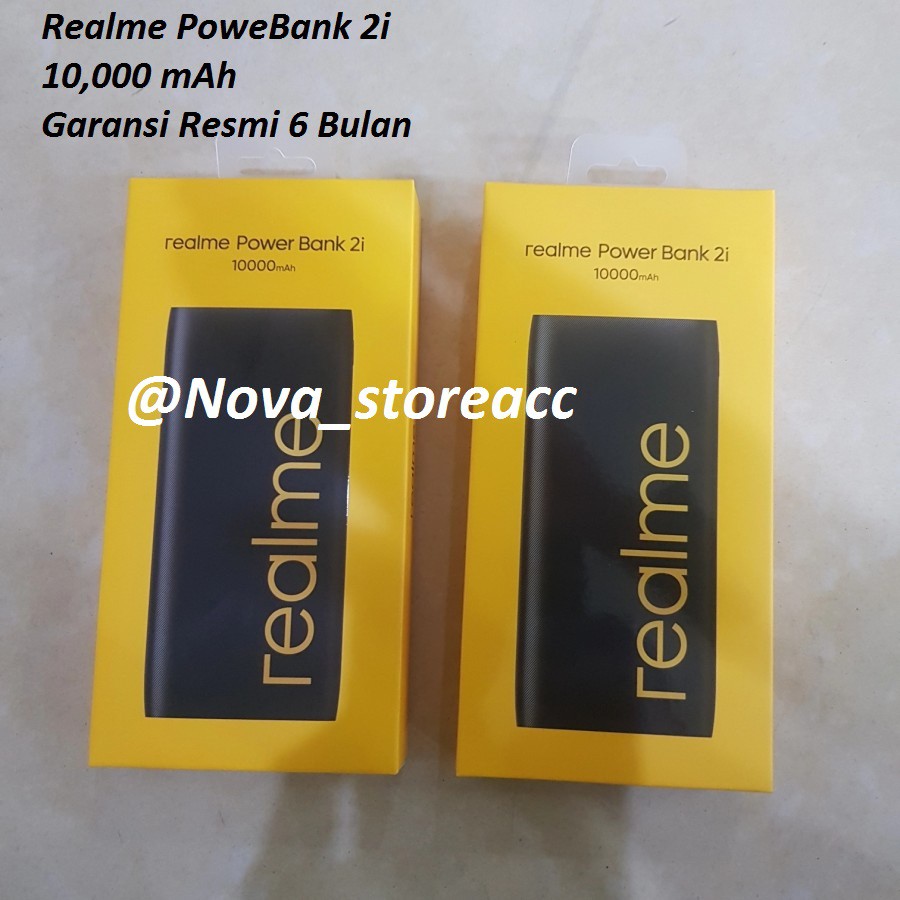 Realme PowerBank 10000 mAh Garansi Resmi 6 Bulan PowerBank 10,000 mAh