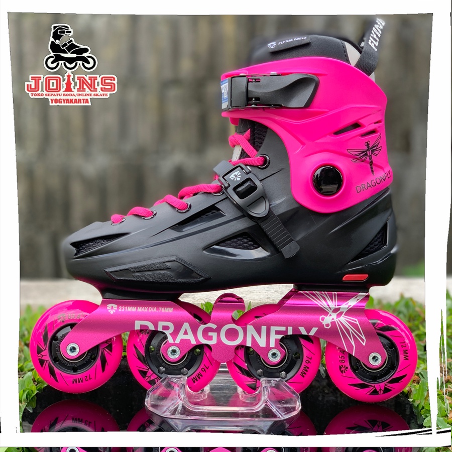 Sepatu Roda Inline Skate Flying Eagle F3 Dragonfly Pink