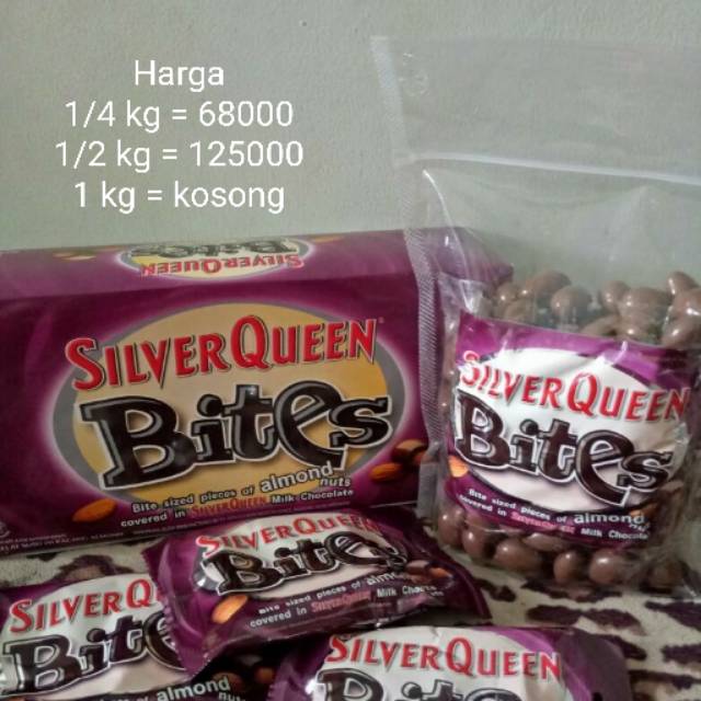

Coklat Kiloan Murah/Silver Queen Bites
