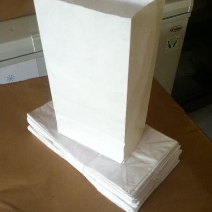 

Goodbee Paper Bag 40 - White Kraft - Medium - Kantong Kertas Goodbee White - 100Pcs