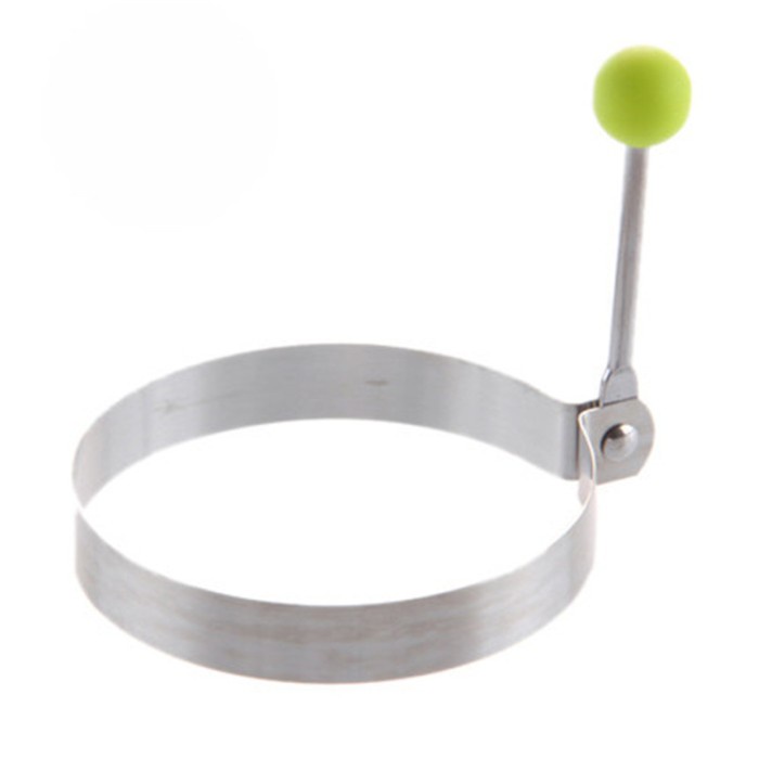 Cetakan Telur Pancake Puding Kue Alat Masak Dapur Bentuk Bulat Diy-1