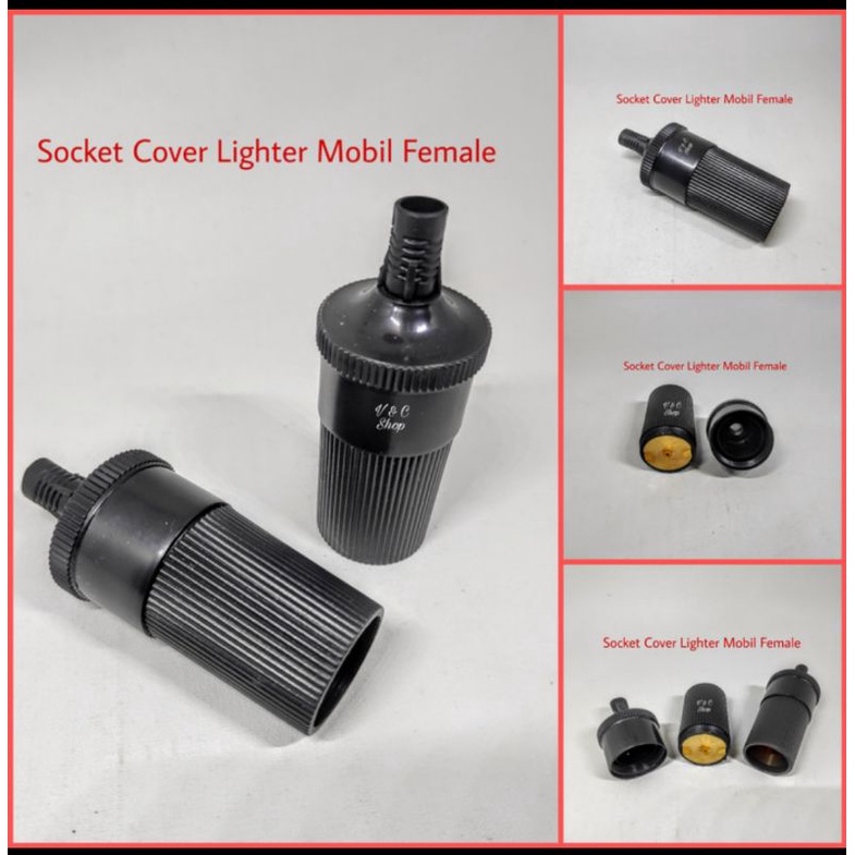 soket socket cover lighter mobil female