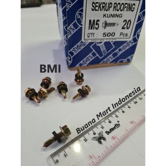 Skrup Roofing LION 20mm | SKRUP | Baut Roofing Lion 2CM | Sekerup