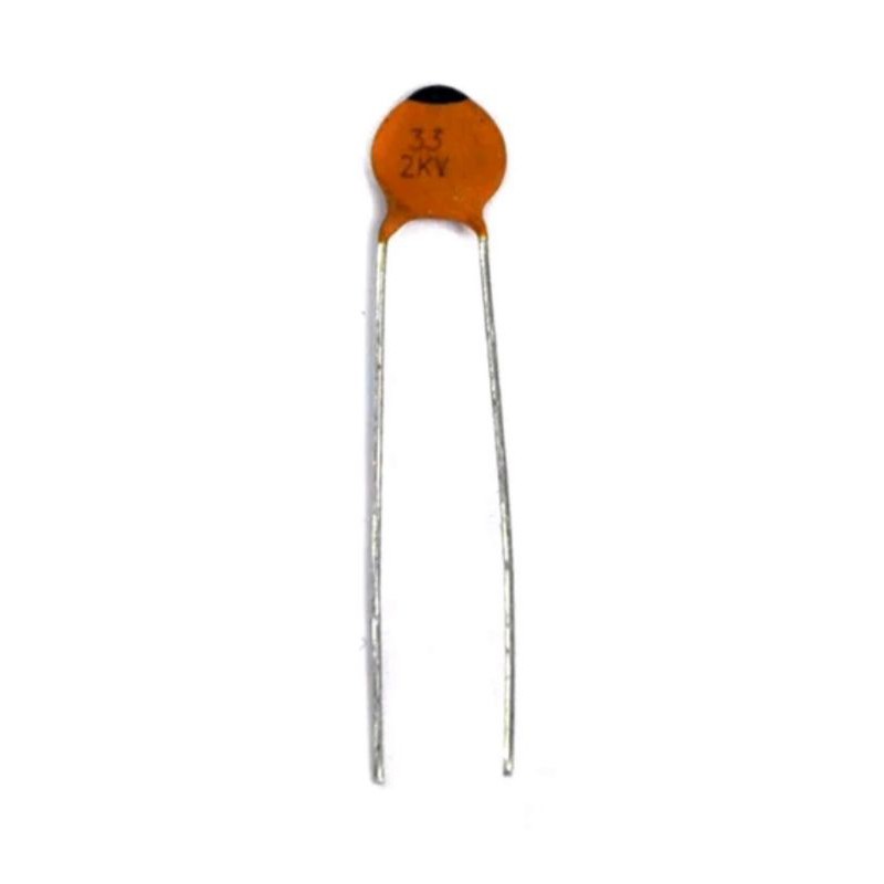 Disc Ceramic Capacitor 33pF 2KV K ±10% NPO pitch=5mm RoHS Taiwan