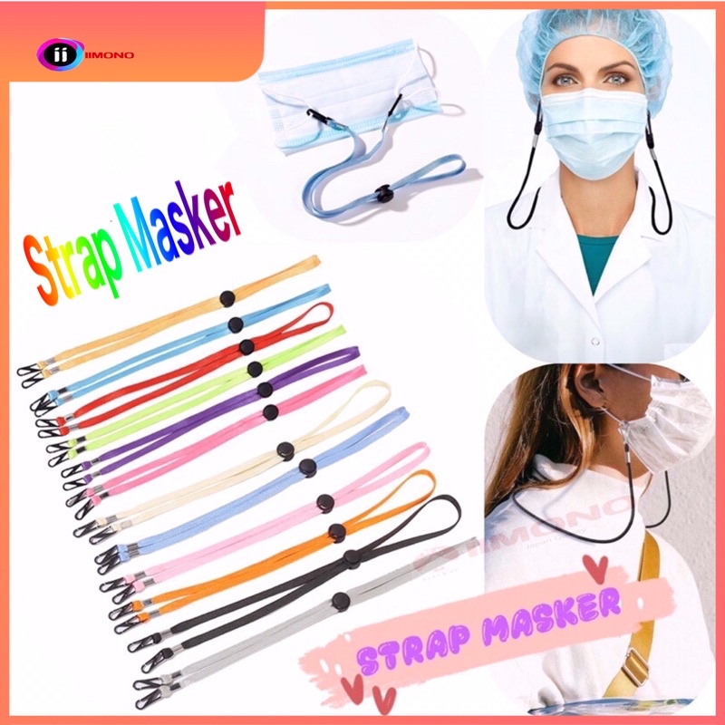 Strap Masker/Tali Masker Korea Wanita dan pria Gantungan Lanyard Kalung Strap Hanging Mask