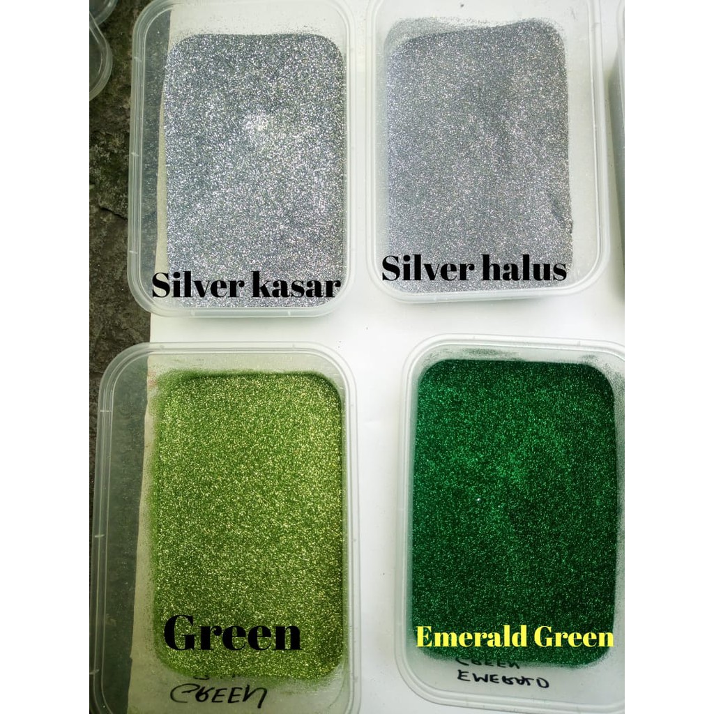 Serbuk Glitter 25gr/ Glitter Warna Warni/ Glitter Bubuk Powder/Glitter Henna, Slime