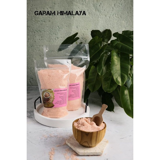 

Garam Himalaya merk King Herbal uk. 250, 500 & 1000 gr / 1 kg Himalayan Pink Salt Himsalt