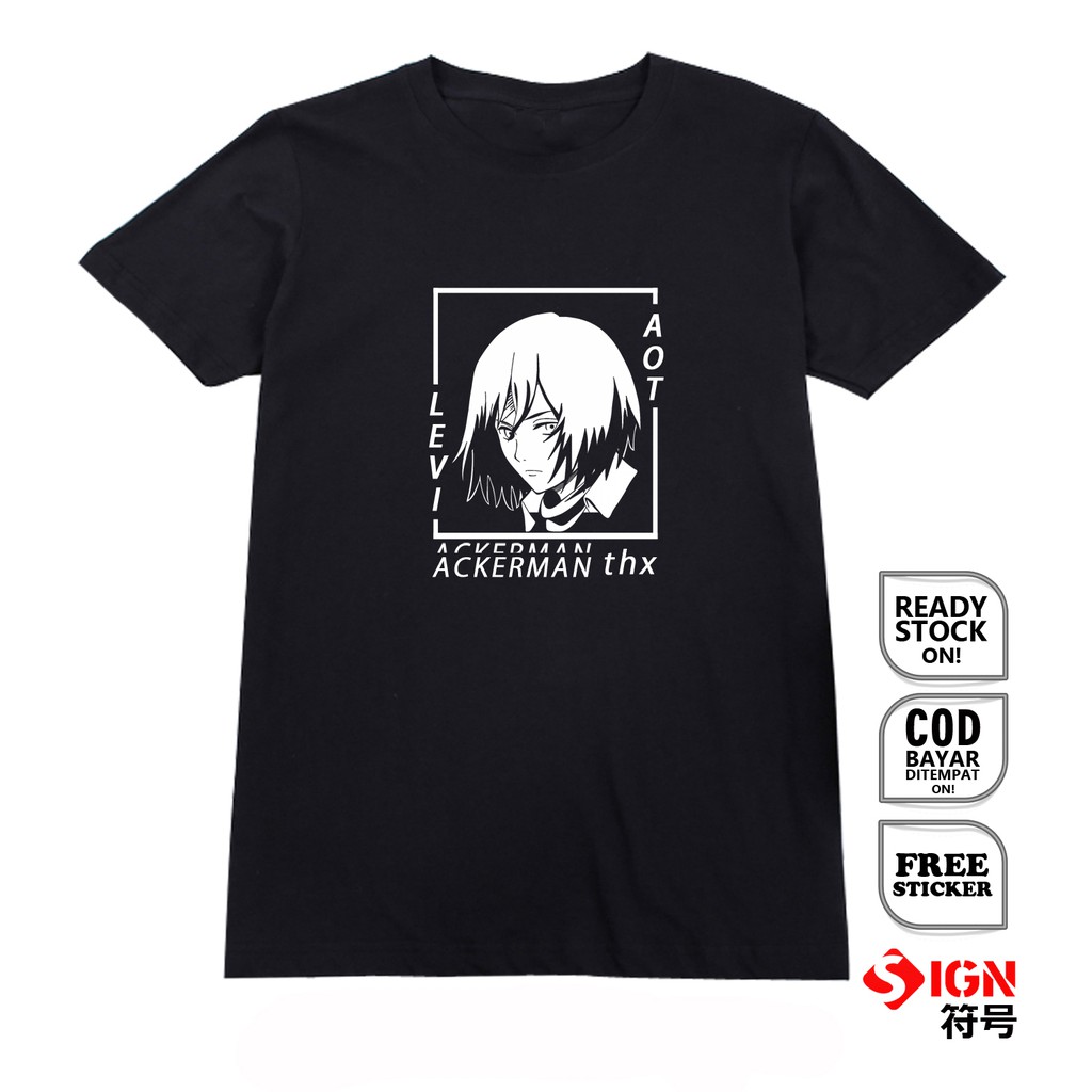 KAOS AOT SNK LEVI ACKERMAN ANIME MANGA EREN MIKASA ARMIN HANGE PORCO REINER PIECK BERTOLT ZEKE SIGN