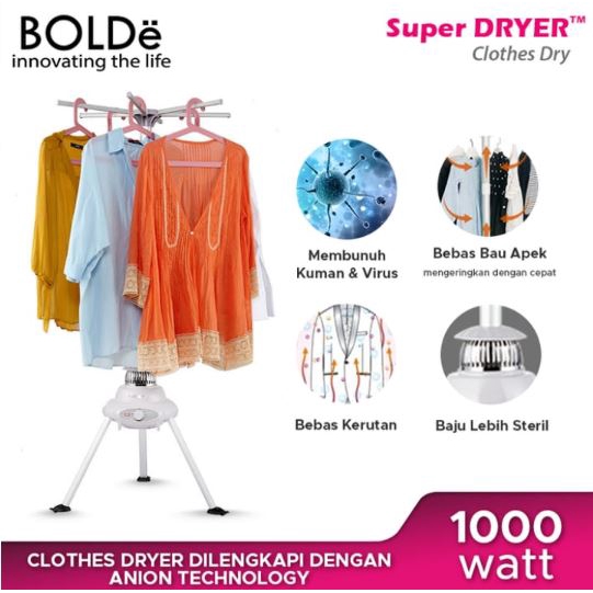 Bolde Super Dryer Pengering Baju Cepat Kering